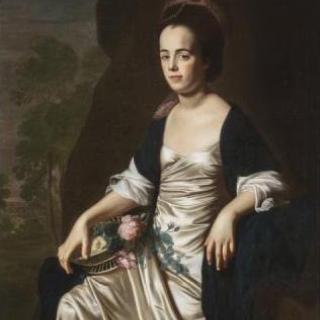 Portrait painting of Judith Stevens (c.1770-1772), before her marriage to John Murray