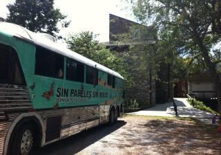 On August 30, the UndocuBus arrived at the Unitarian Universalist Congregation of Asheville, N.C., where riders slept for two nights in the sanctuary and the fellowship hall.