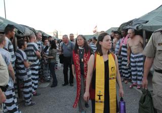 Tent City jail tour