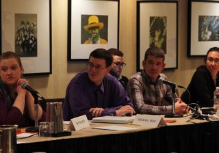 A group of young adults spoke with the UUA Board of Trustees about the potential impact of proposed changes to General Assembly