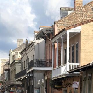 Streetscape in New Orleans