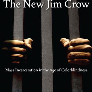 Book cover: "The New Jim Crow"