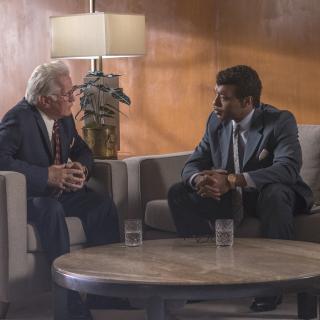 Martin Sheen is the Rev. Oral Roberts and Chiwetel-Ejiofor is the Rev. Carlton Pearson in Netflix's film "Come Sunday."