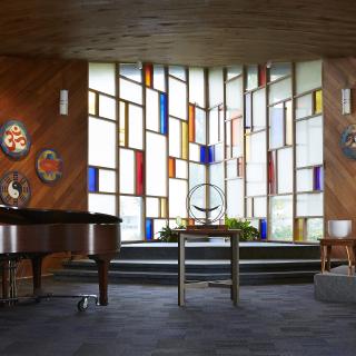 Religions of the World Leather Mosaics, Fort Wayne, Indiana