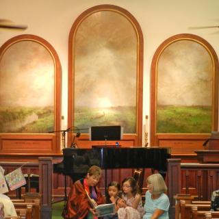   The Unitarian Universalist Church of Tarpon Springs, Florida, is home to the largest collection of paintings by the American landscape artist George Inness Jr.