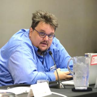 Tim Atkins at the Pre-GA Board Meeting in June 2018.