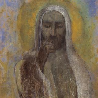 ‘Le Christ du silence‘ by Odilon Redon, between 1890 and 1907, Petit Palais, musée des Beaux-arts de la Ville de Paris