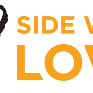 The logo for Side With Love, the UUA's newly renamed public witness campaign.