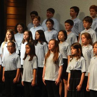 The UU Children's Choir performing