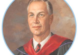 painting of Rev. Dr. Dana McLean Greeley