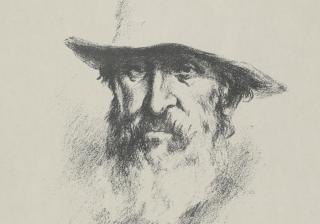 Drawing of Henry David Thoreau by Dwight C. Sturges.