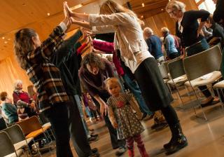 The Unitarian Universalist Fellowship of Central Oregon sends children off to religious education classes with a tradition the growing congregation insists on keeping no matter how big it gets.