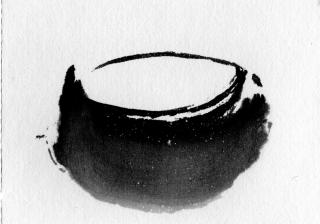oryoki bowl ink illustration