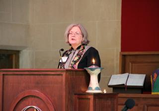 The Rev. Melanie Morel-Ensminger, minister of First Unitarian Universalist Church of New Orleans