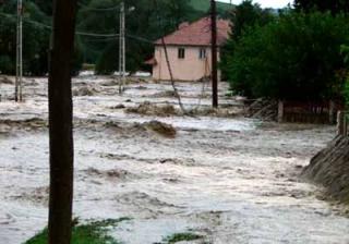 Floodwaters in Transylvania