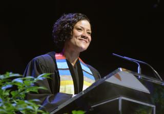 The Rev. Rebekah Ann Montgomery preached at the 2014 Service of the Living Tradition.