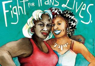 Poster (detail): Remember Trans Power. Fight for Trans Lives.