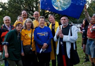 UUs join protest at Superdome in New Orleans against Gulf drilling 