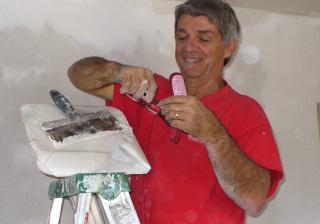 Terry Allen volunteers his construction skills in New Orleans in 2011
