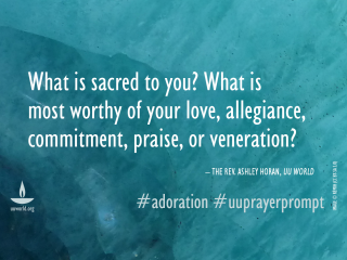 What is sacred to you? What is most worthy of your love, allegiance, commitment, praise, or veneration?