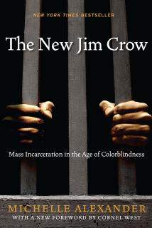 Book cover: "The New Jim Crow"