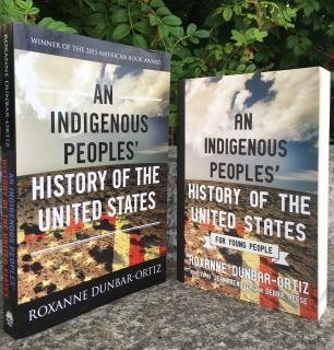 Book covers, "An Indigenous Peoples' History of the United States", and "An Indigenous Peoples' History of the United States for Young People"