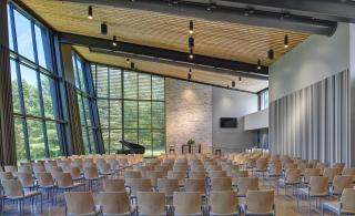 Photos of the UU Society in Coralville, Iowa, taken upon its completion.
