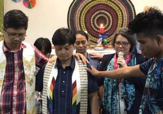 The UU Church of the Philippines holds a "Handover Ceremony" in February 2020.