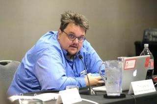 Tim Atkins at the Pre-GA Board Meeting in June 2018.