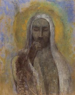 ‘Le Christ du silence‘ by Odilon Redon, between 1890 and 1907, Petit Palais, musée des Beaux-arts de la Ville de Paris