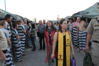 Tent City jail tour