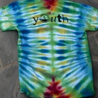 tie-dye conference T-shirt