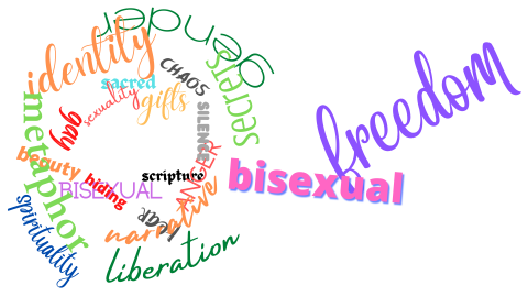 bisexual freedom word cloud